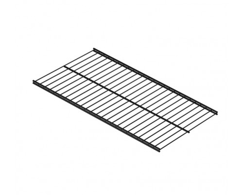 Полка сетчатая черная 603х306